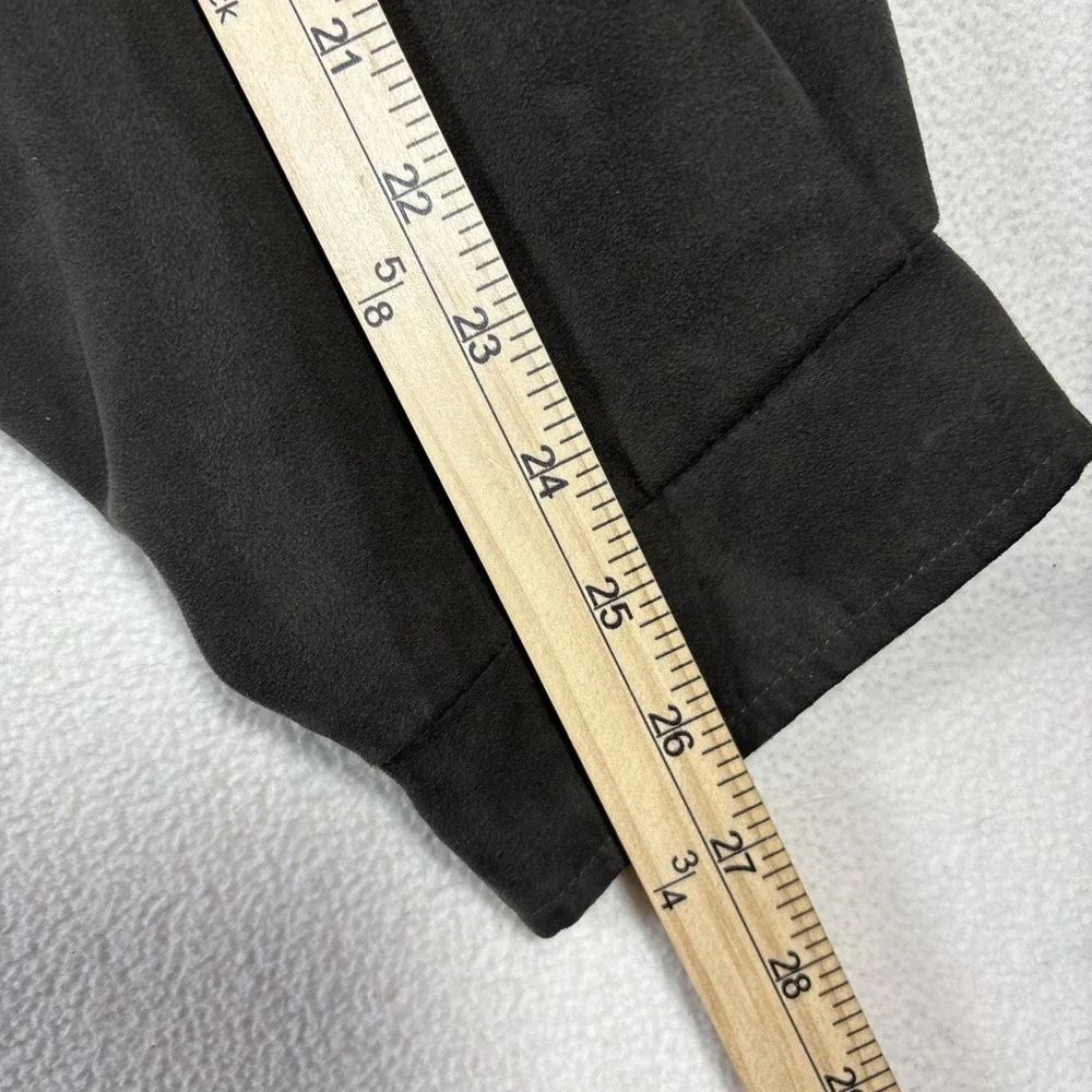 Cutter & Buck SOFT‎ Faux Suede Bomber Jacket Olive Sz XXL Golf Preppy Classic